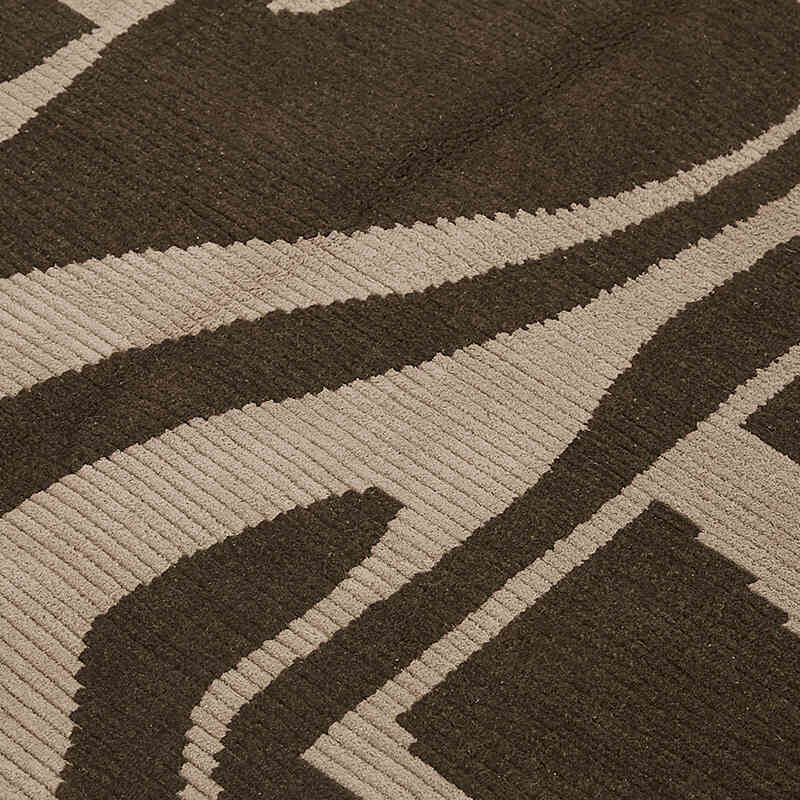 Nueva Alfombra Contemporánea de Lana - K0082496