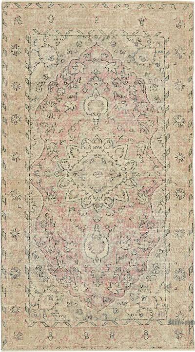 El Dokuma Vintage Halı - 115 cm x 204 cm