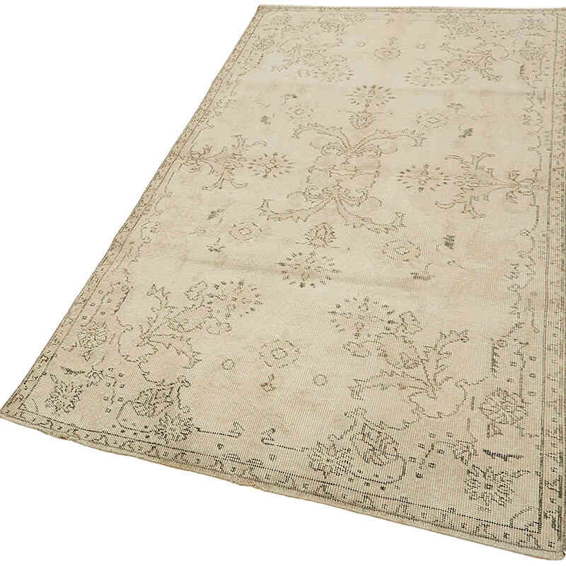 Vintage Turkish Hand-Knotted Rug - 3' 9" x 6' 10" (45" x 82") - K0082615