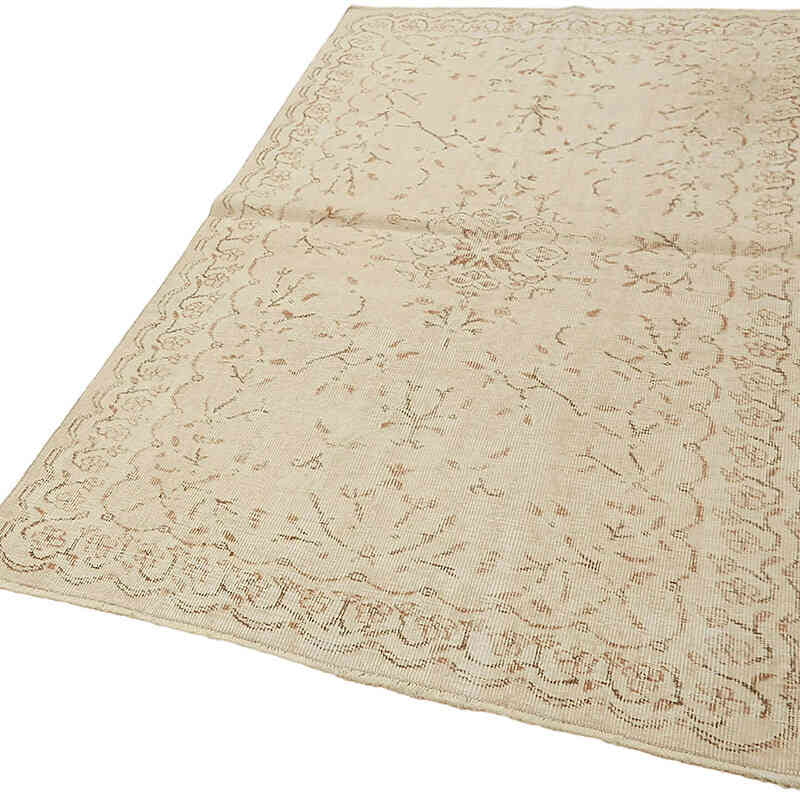 Vintage Turkish Hand-Knotted Rug - 4'  x 6' 8" (48" x 80") - K0082617