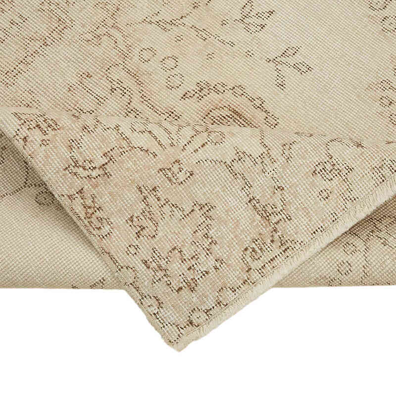 Alfombra Vintage Turca Anudada a Mano - 110 cm x 203 cm - K0082619