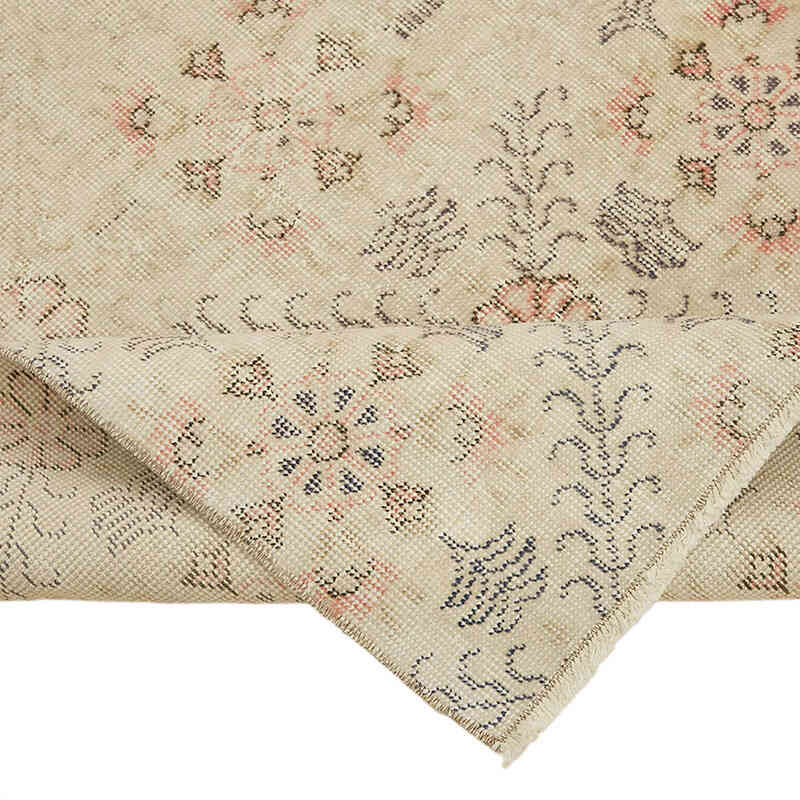 El Dokuma Vintage Halı - 118 cm x 202 cm - K0082620