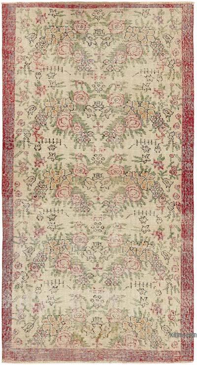 Vintage Turkish Hand-Knotted Rug - 3' 6" x 6' 4" (42" x 76")