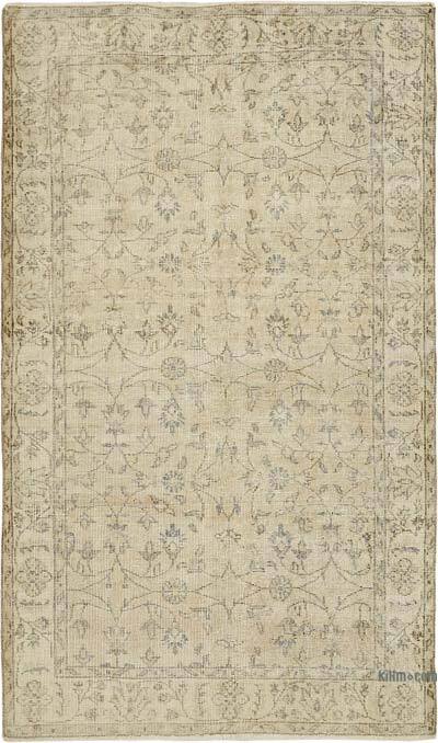 Vintage Turkish Hand-Knotted Rug - 3' 10" x 6' 3" (46" x 75")