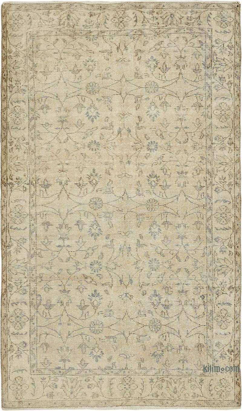 Vintage Turkish Hand-Knotted Rug - 3' 10" x 6' 3" (46" x 75") - K0082626