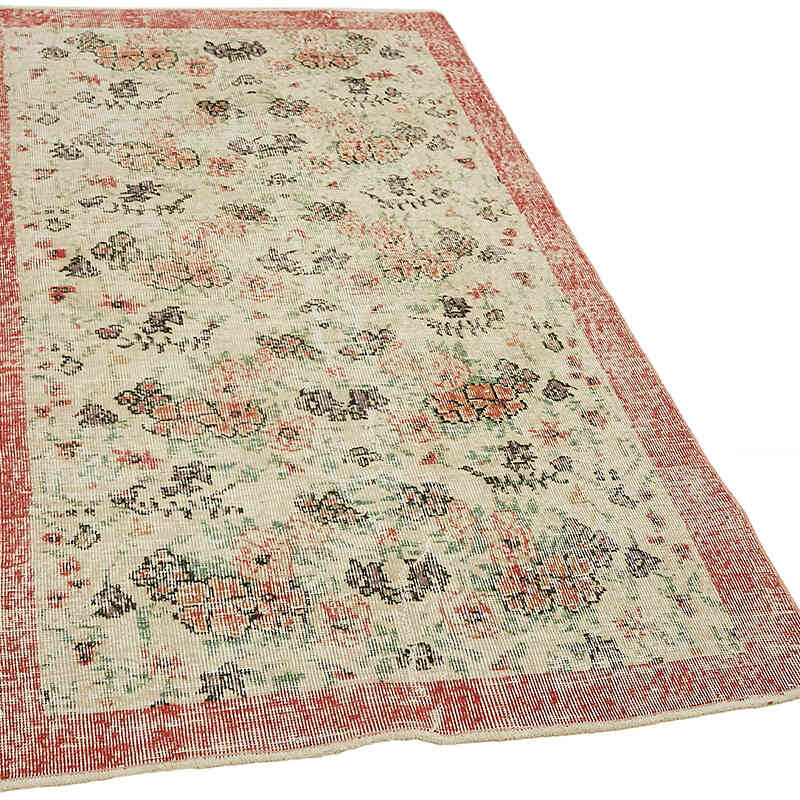 El Dokuma Vintage Halı - 109 cm x 188 cm - K0082627