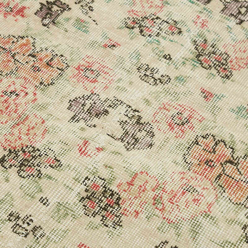 El Dokuma Vintage Halı - 109 cm x 188 cm - K0082627
