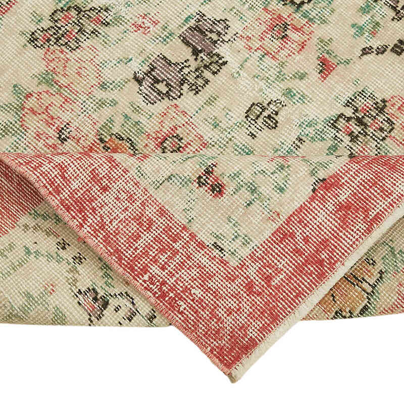 El Dokuma Vintage Halı - 109 cm x 188 cm - K0082627
