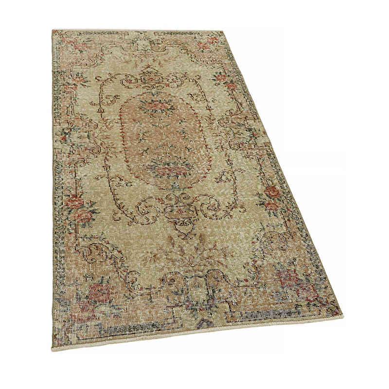 Vintage Turkish Hand-Knotted Rug - 2' 11" x 5' 8" (35" x 68") - K0082629