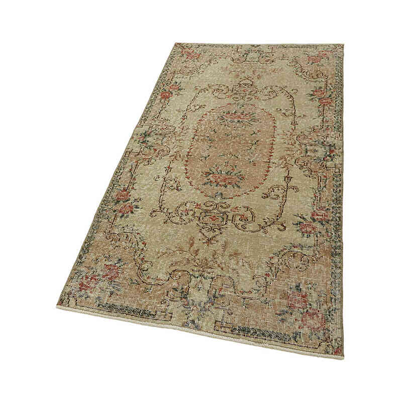 Vintage Turkish Hand-Knotted Rug - 2' 11" x 5' 8" (35" x 68") - K0082629
