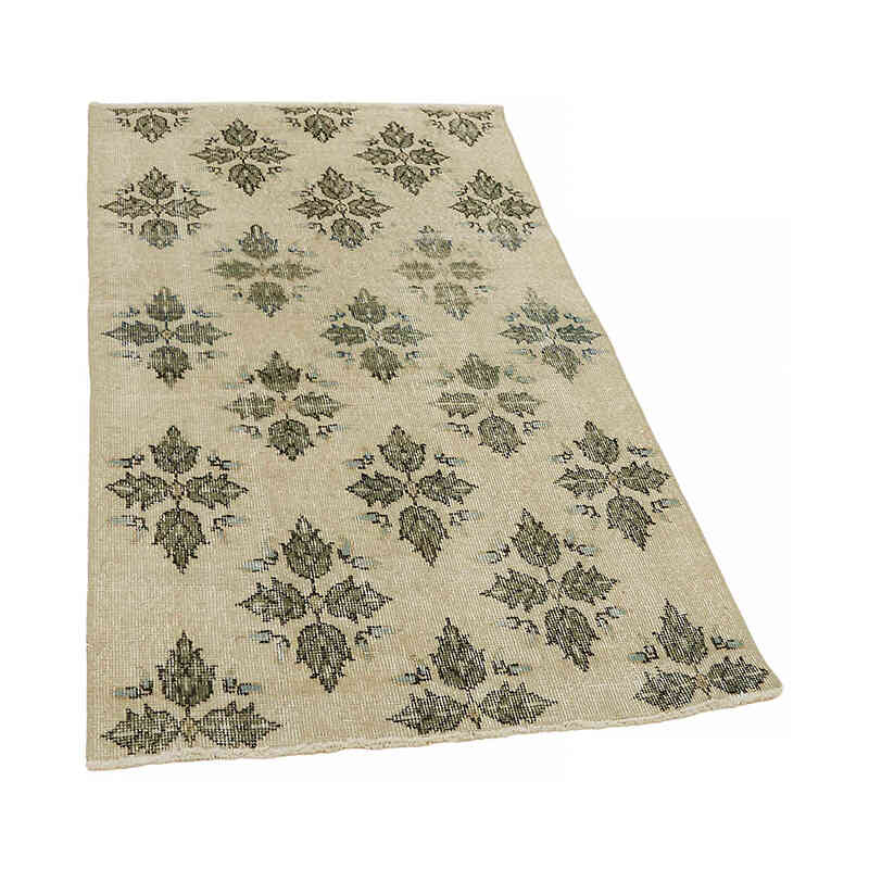 Alfombra Vintage Turca Anudada a Mano - 86 cm x 148 cm - K0082633