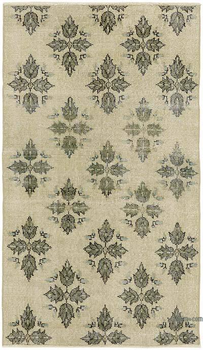 Vintage Turkish Hand-Knotted Rug - 2' 10" x 4' 10" (34" x 58")