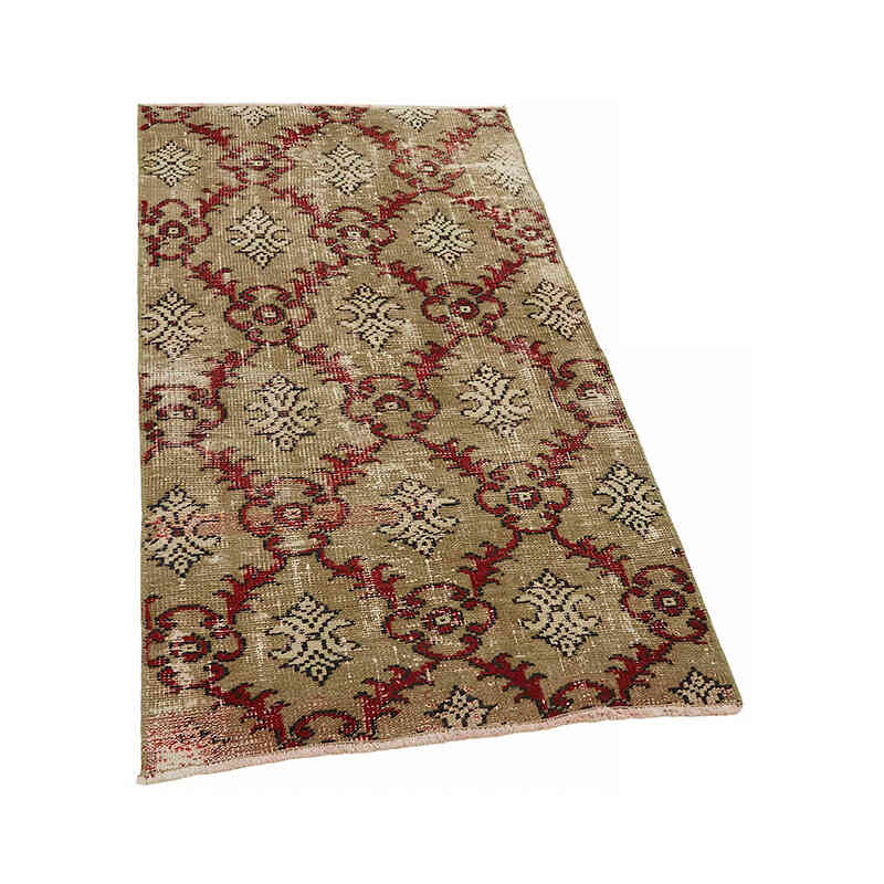 Vintage Turkish Hand-Knotted Rug - 2' 5" x 4' 5" (29" x 53") - K0082638