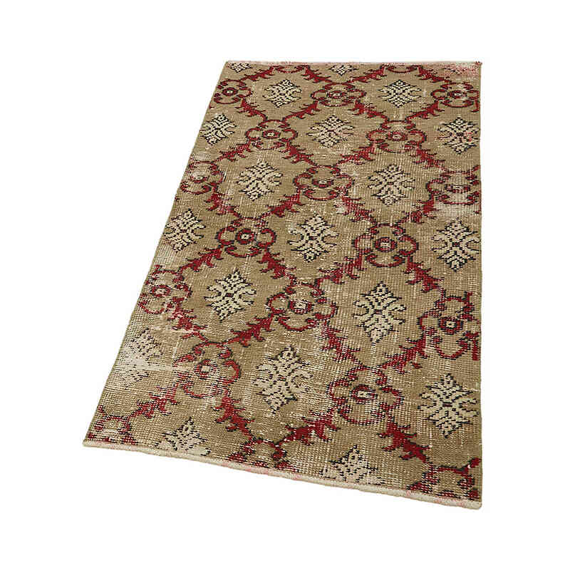 Vintage Turkish Hand-Knotted Rug - 2' 5" x 4' 5" (29" x 53") - K0082638