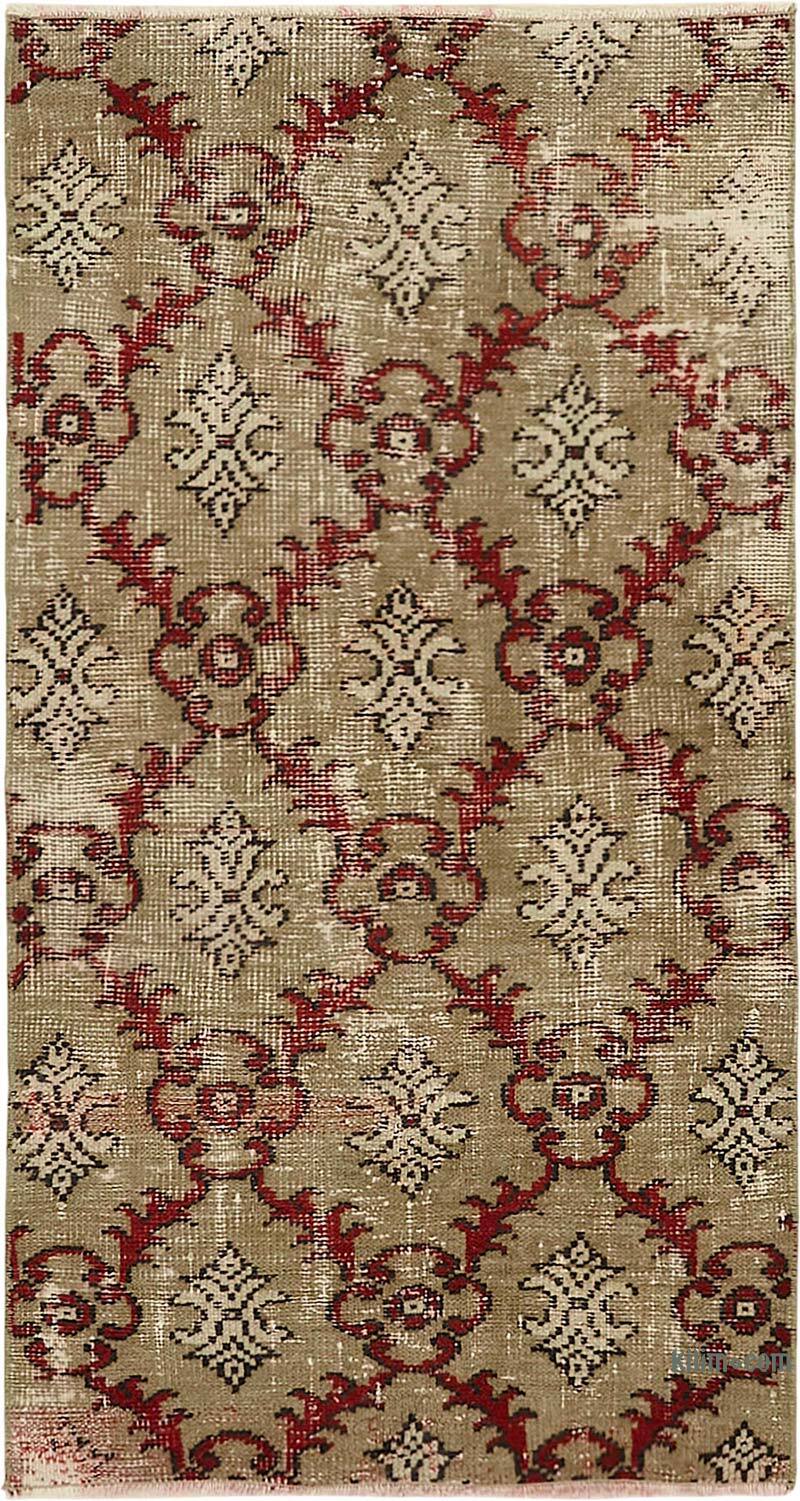 Vintage Turkish Hand-Knotted Rug - 2' 5" x 4' 5" (29" x 53") - K0082638