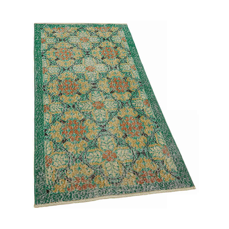 Vintage Turkish Hand-Knotted Rug - 2' 6" x 5' 1" (30" x 61") - K0082640