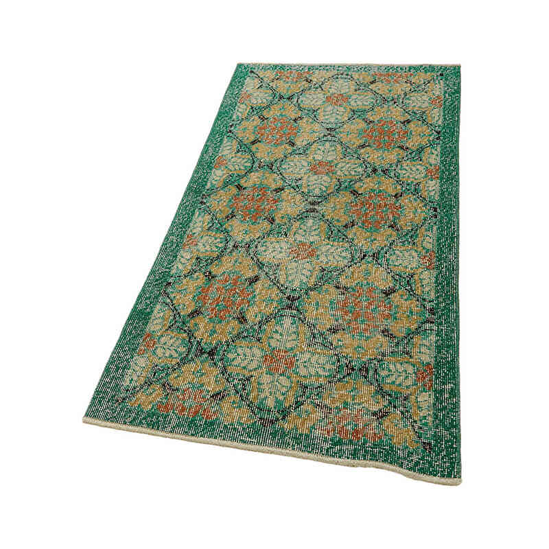 Vintage Turkish Hand-Knotted Rug - 2' 6" x 5' 1" (30" x 61") - K0082640