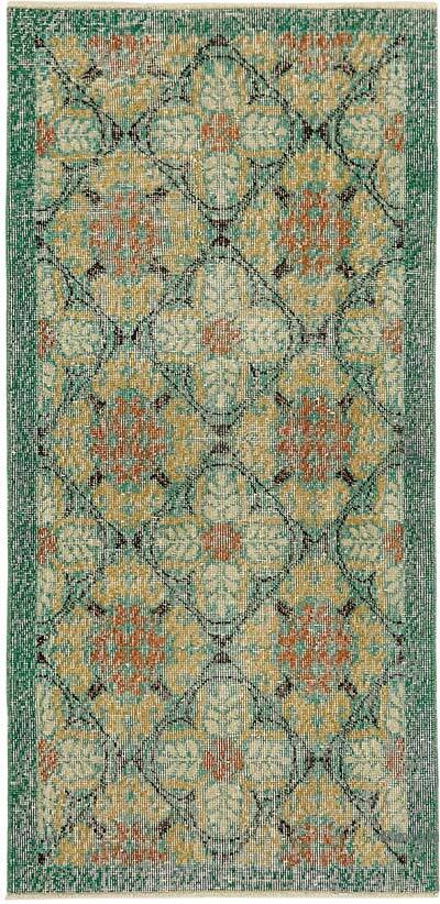 El Dokuma Vintage Halı - 76 cm x 154 cm