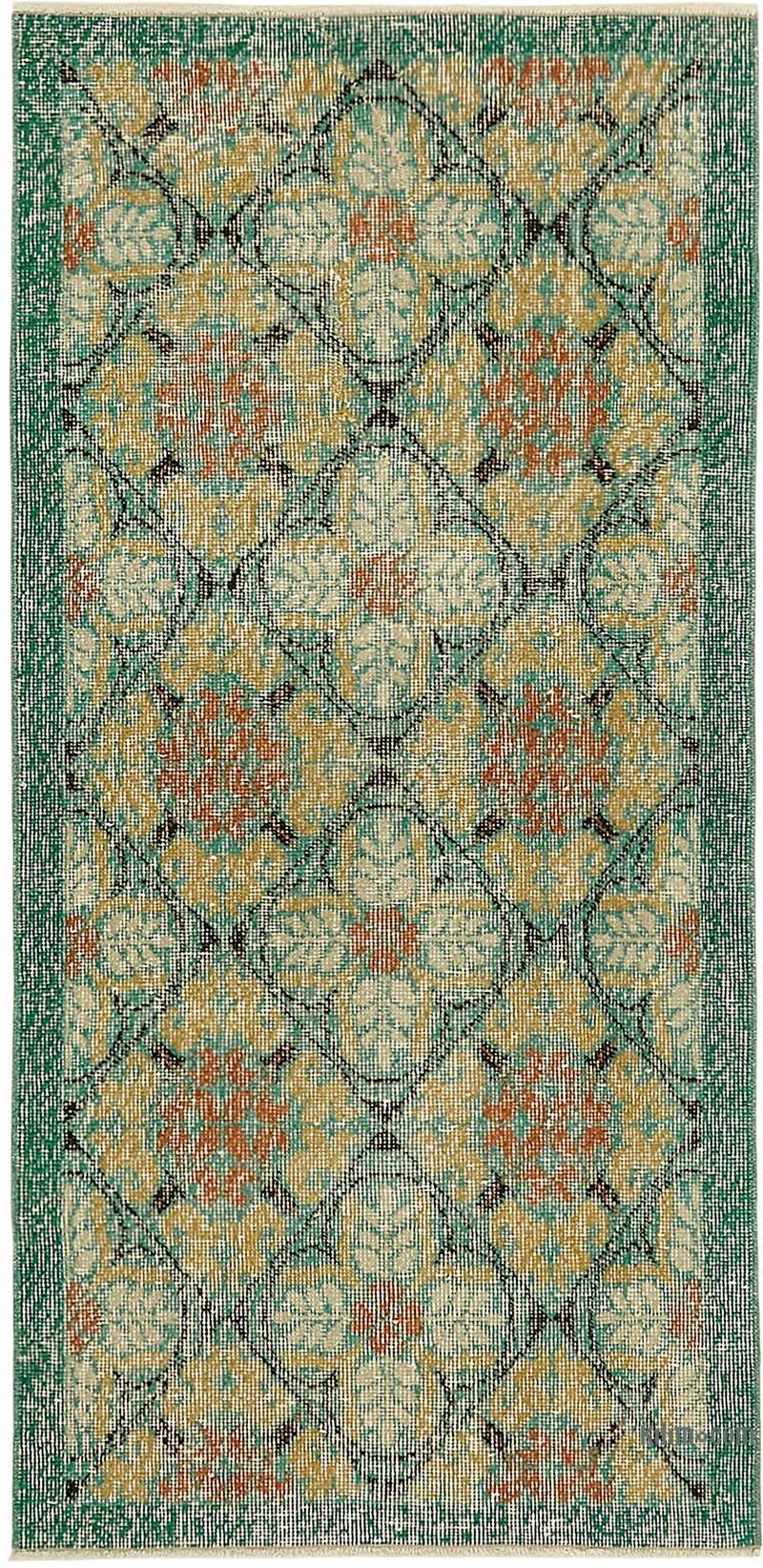 Vintage Turkish Hand-Knotted Rug - 2' 6" x 5' 1" (30" x 61") - K0082640