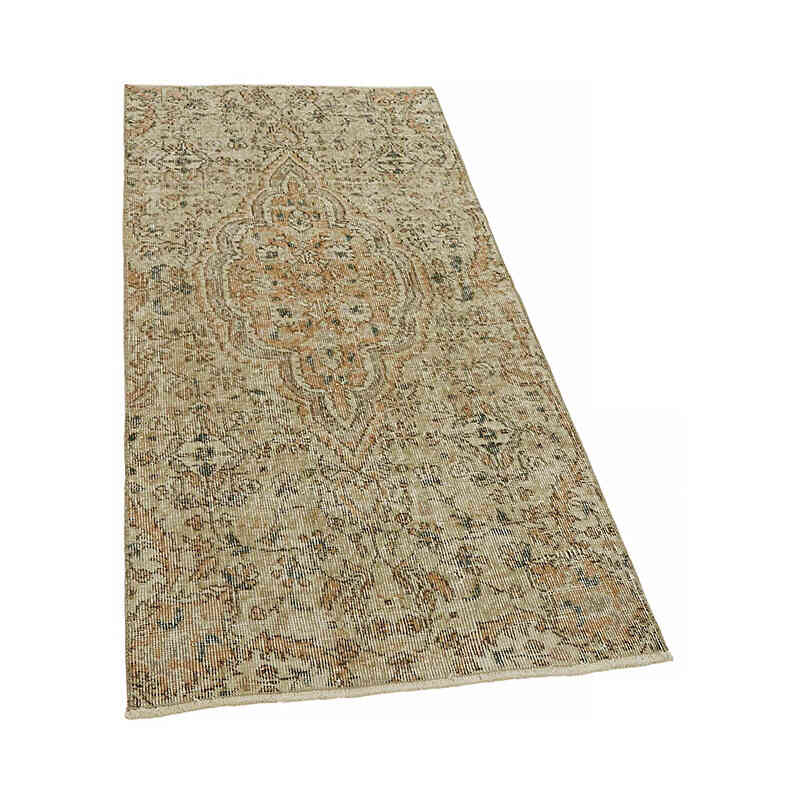 Alfombra Vintage Turca Anudada a Mano - 78 cm x 168 cm - K0082641