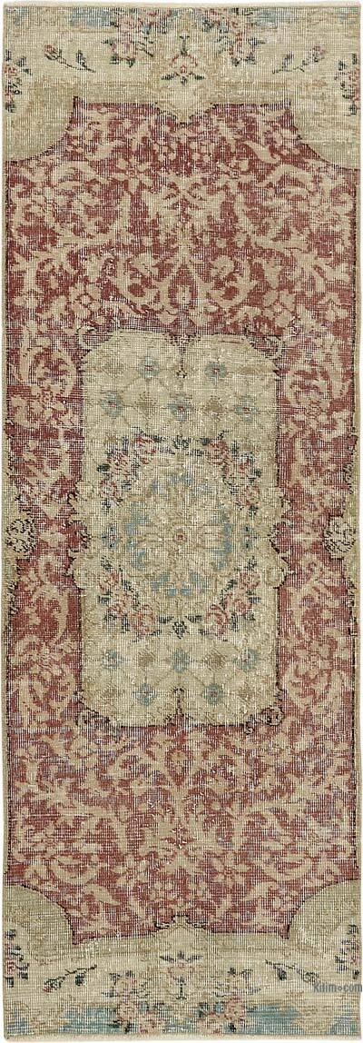 Alfombra Vintage Turca Anudada a Mano - 70 cm x 197 cm