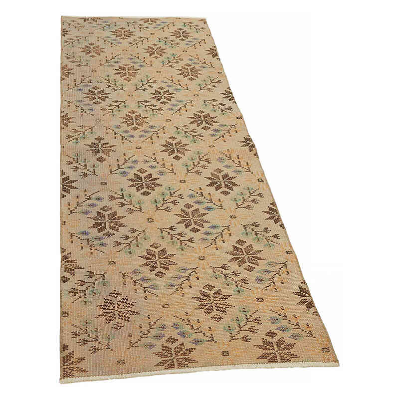 Alfombra Vintage Turca Anudada a Mano - 72 cm x 191 cm - K0082644