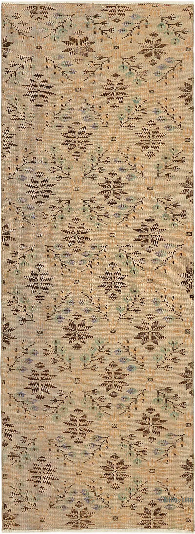 Alfombra Vintage Turca Anudada a Mano - 72 cm x 191 cm - K0082644