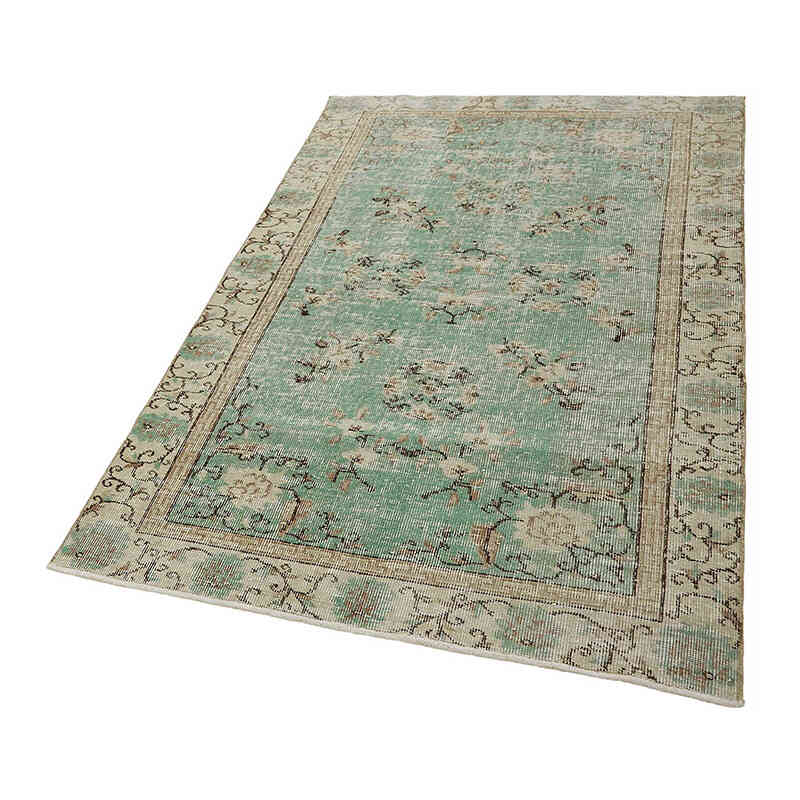 El Dokuma Vintage Halı - 109 cm x 181 cm - K0082650