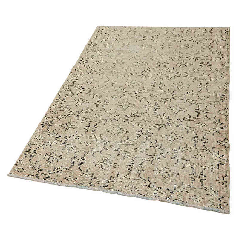 Vintage Turkish Hand-Knotted Rug - 3' 8" x 5' 5" (44" x 65") - K0082651