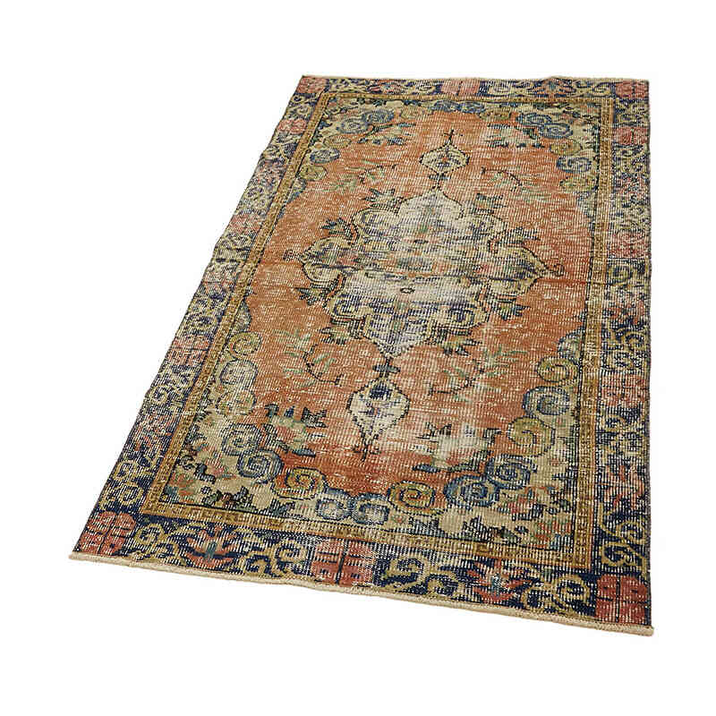 Vintage Turkish Hand-Knotted Rug - 3' 4" x 5' 11" (40" x 71") - K0082652