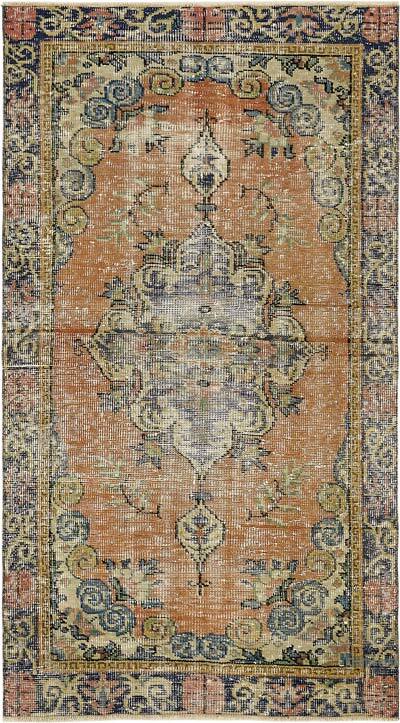 Vintage Turkish Hand-Knotted Rug - 3' 4" x 5' 11" (40" x 71")