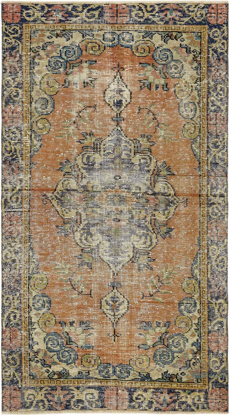 Vintage Turkish Hand-Knotted Rug - 3' 4" x 5' 11" (40" x 71") - K0082652