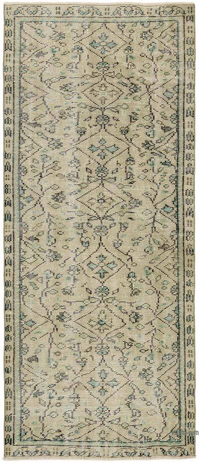 El Dokuma Vintage Halı - 89 cm x 207 cm