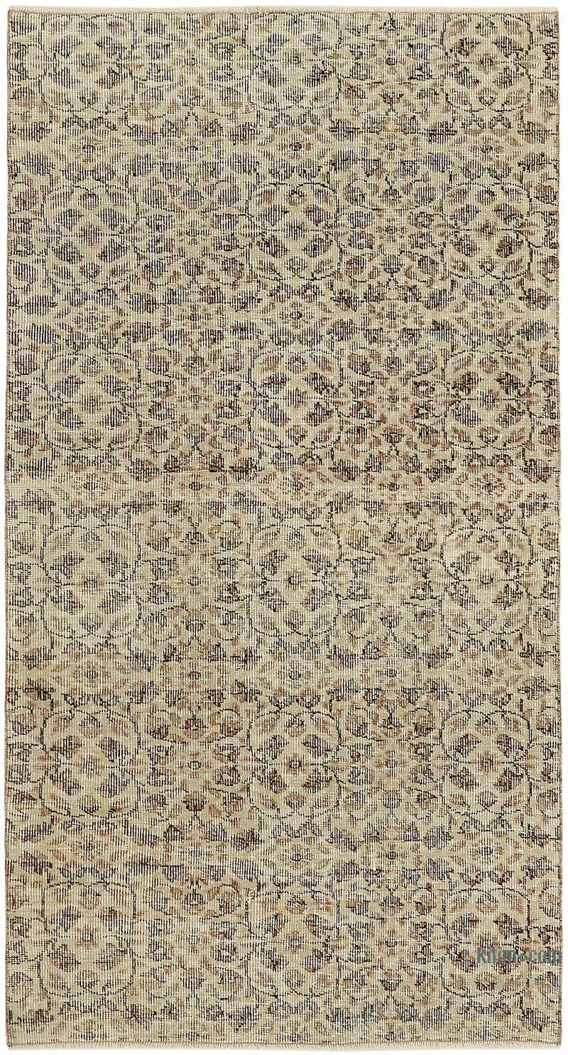 El Dokuma Vintage Halı - 100 cm x 185 cm - K0082657
