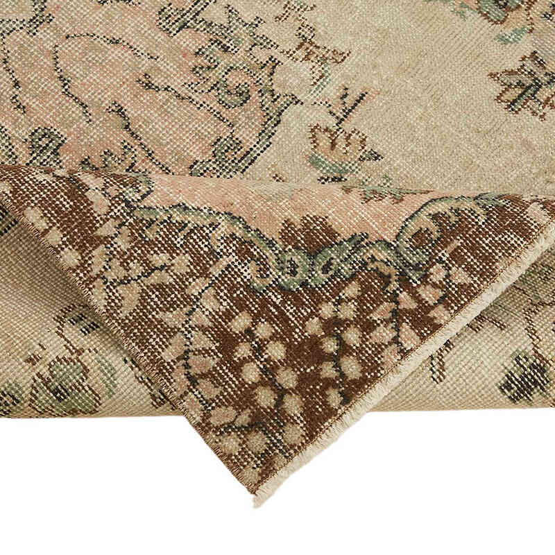 El Dokuma Vintage Halı - 113 cm x 205 cm - K0082663