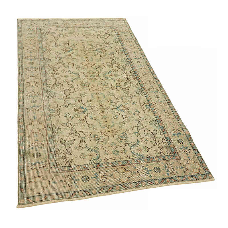 El Dokuma Vintage Halı - 117 cm x 192 cm - K0082664