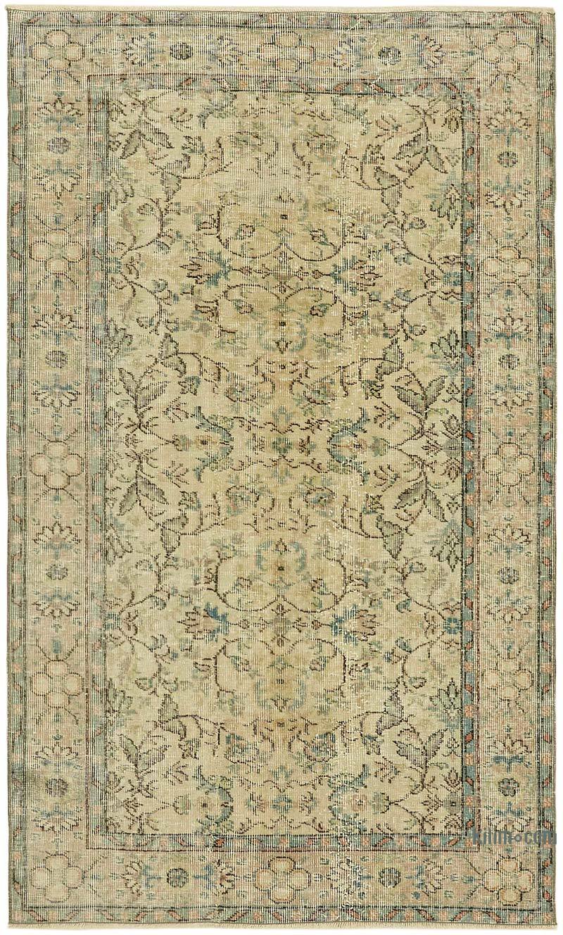 El Dokuma Vintage Halı - 117 cm x 192 cm - K0082664