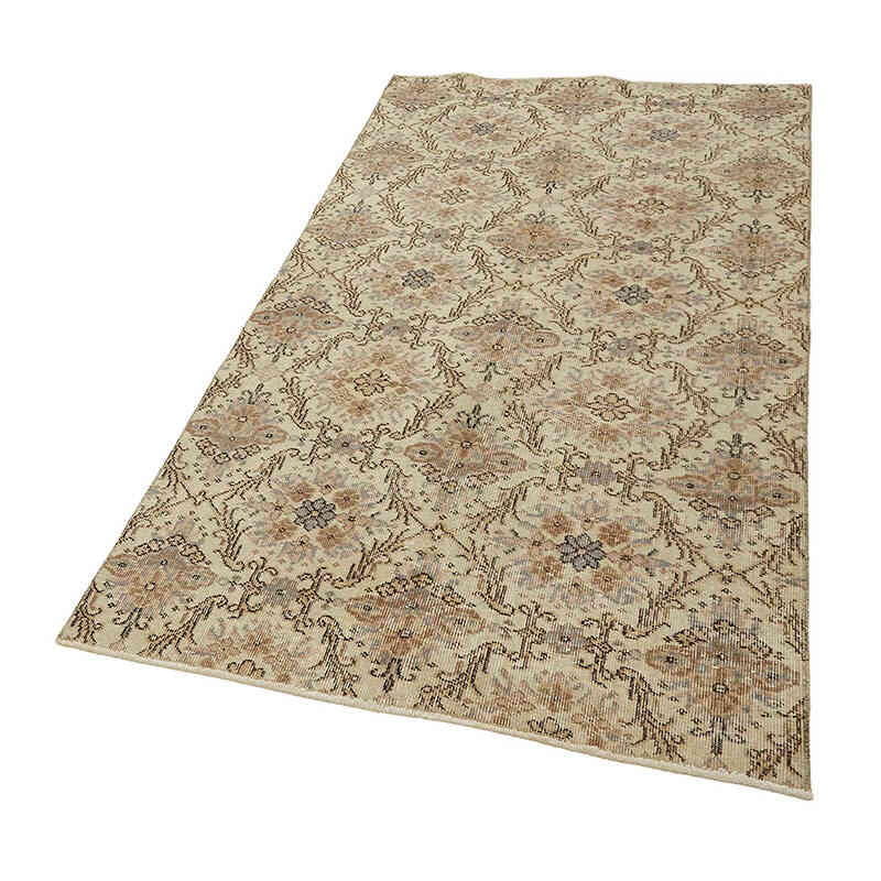 Vintage Turkish Hand-Knotted Rug - 3' 8" x 6' 8" (44" x 80") - K0082666