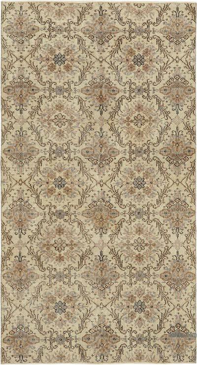 Alfombra Vintage Turca Anudada a Mano - 112 cm x 204 cm