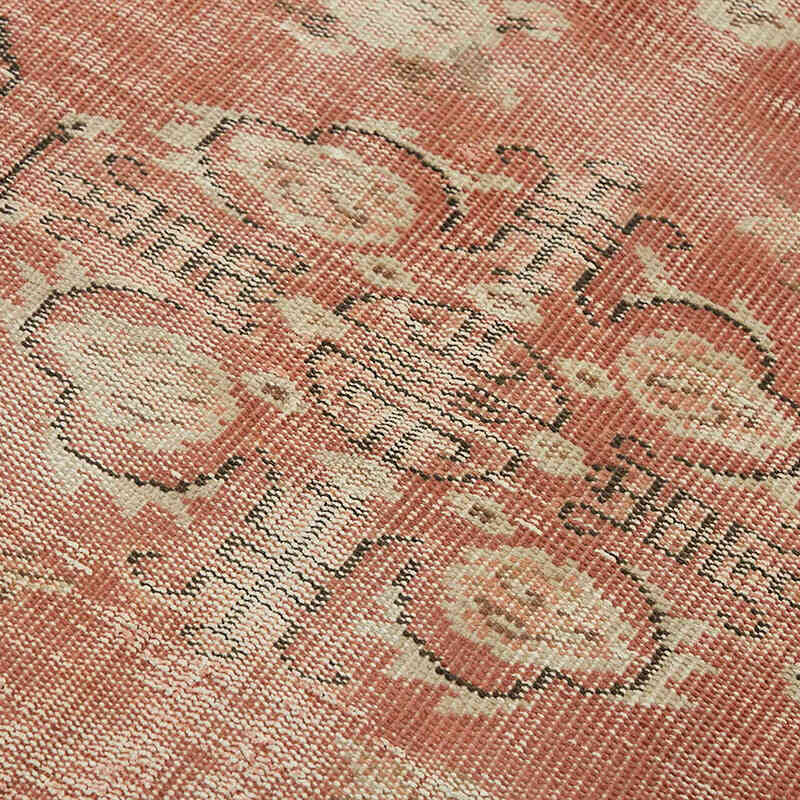 Alfombra Vintage Turca Anudada a Mano - 106 cm x 189 cm - K0082667