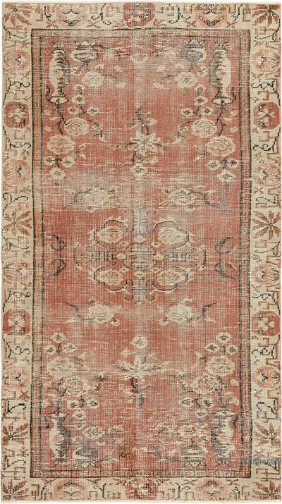 El Dokuma Vintage Halı - 106 cm x 189 cm