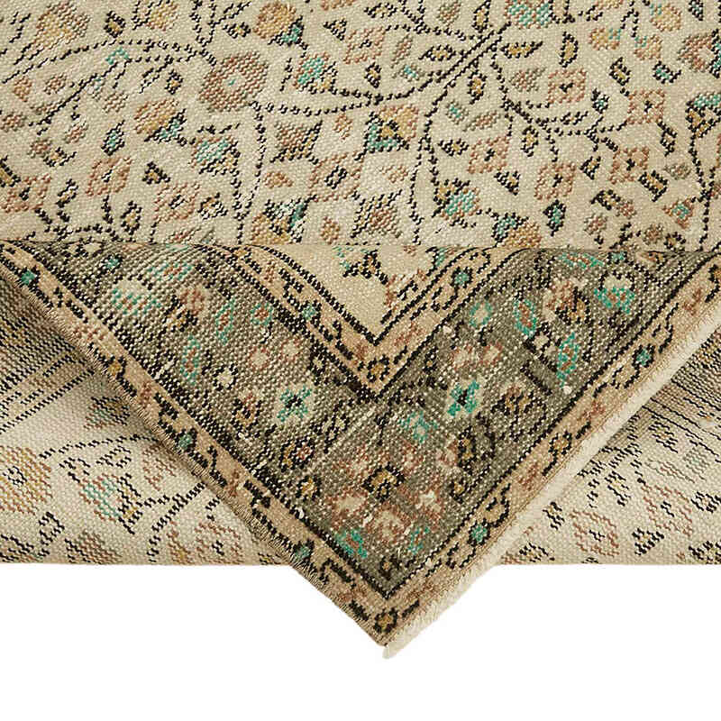 Vintage Turkish Hand-Knotted Rug - 4' 6" x 6' 10" (54" x 82") - K0082668