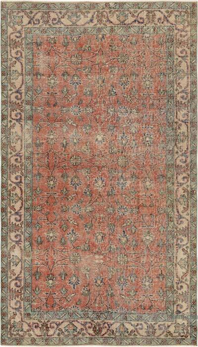 Vintage Turkish Hand-Knotted Rug - 3' 11" x 6' 9" (47" x 81")
