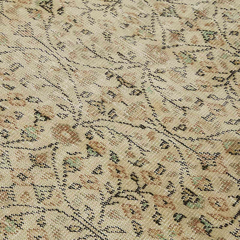 Vintage Turkish Hand-Knotted Rug - 4' 6" x 7'  (54" x 84") - K0082670