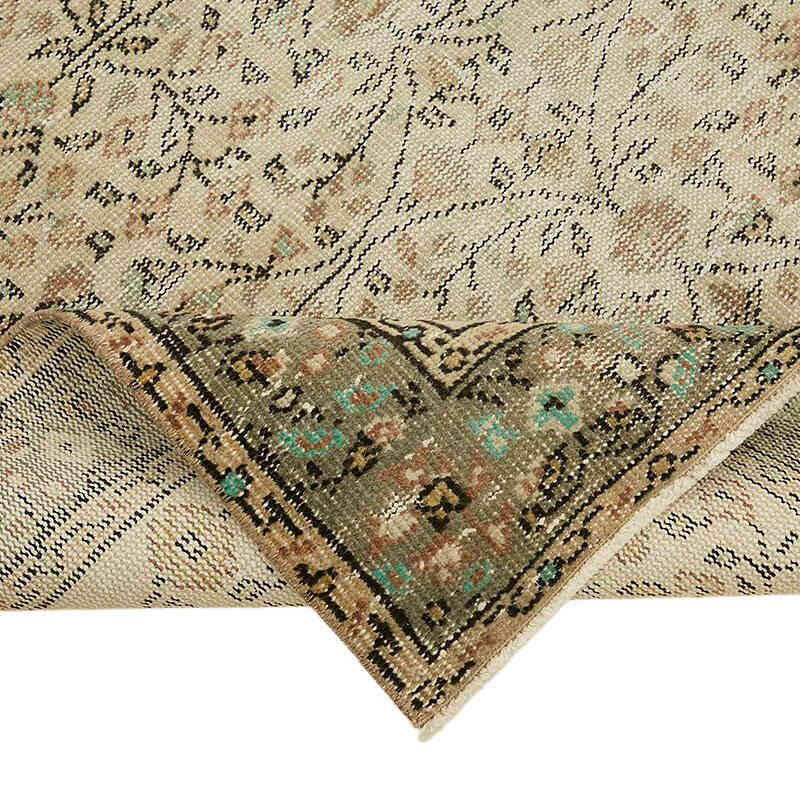 Vintage Turkish Hand-Knotted Rug - 4' 6" x 7'  (54" x 84") - K0082670