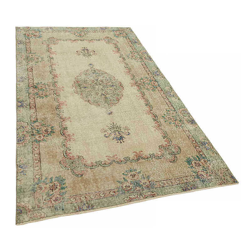El Dokuma Vintage Halı - 129 cm x 221 cm - K0082672
