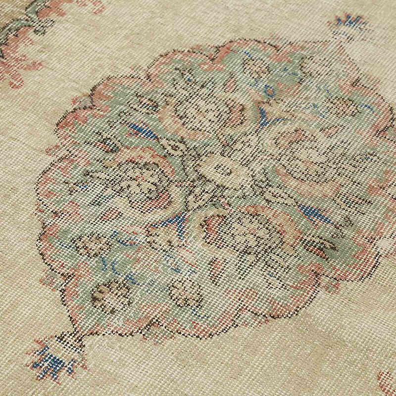 El Dokuma Vintage Halı - 129 cm x 221 cm - K0082672