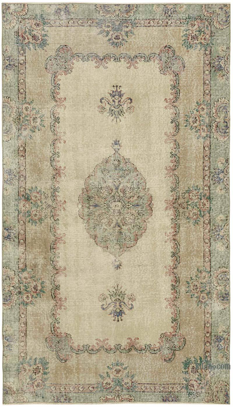 El Dokuma Vintage Halı - 129 cm x 221 cm - K0082672