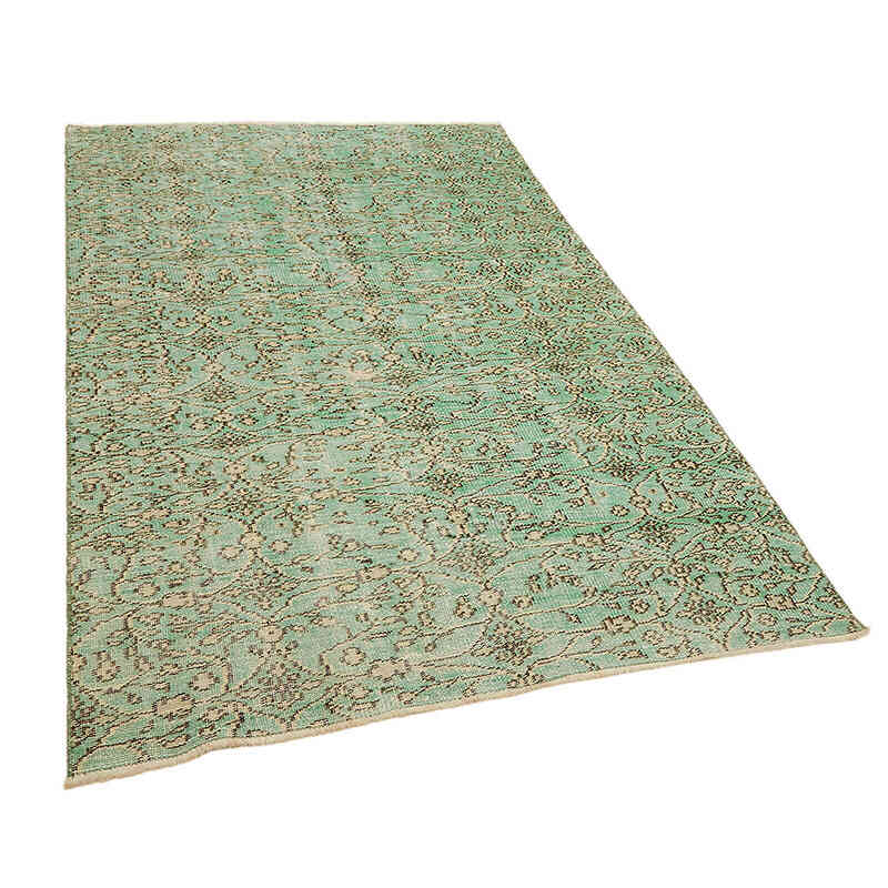 Vintage Turkish Hand-Knotted Rug - 4' 8" x 7' 5" (56" x 89") - K0082674