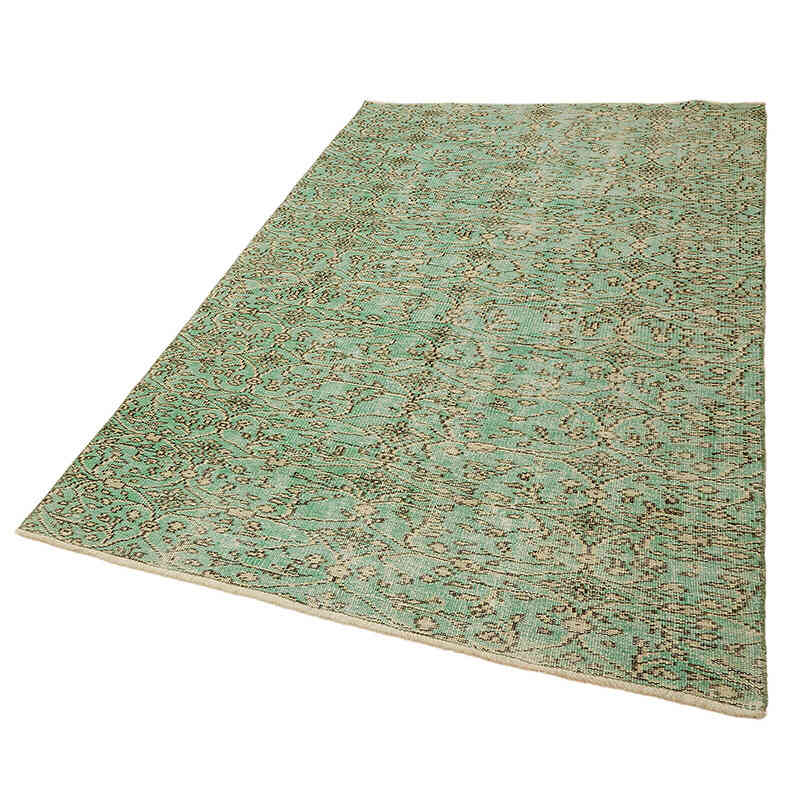 Vintage Turkish Hand-Knotted Rug - 4' 8" x 7' 5" (56" x 89") - K0082674